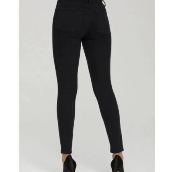 Good American Good Legs with slit waistband skinny jeans size 15 - Picture 2 of 12